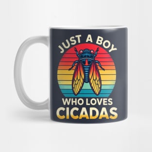 Just a Boy Who Loves Cicadas Mug